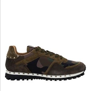 Valentino rockstud camo sneakers